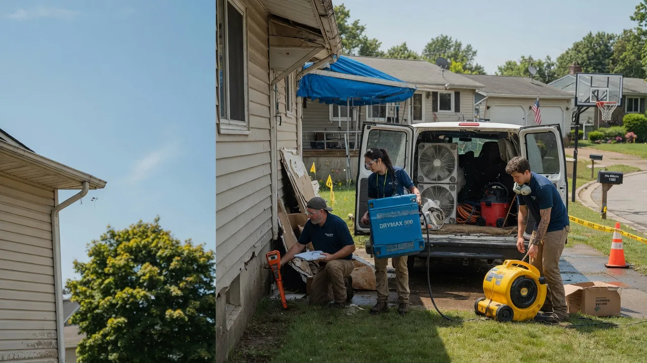 Ceiling Leak Cleanup in Belmont, MI near me